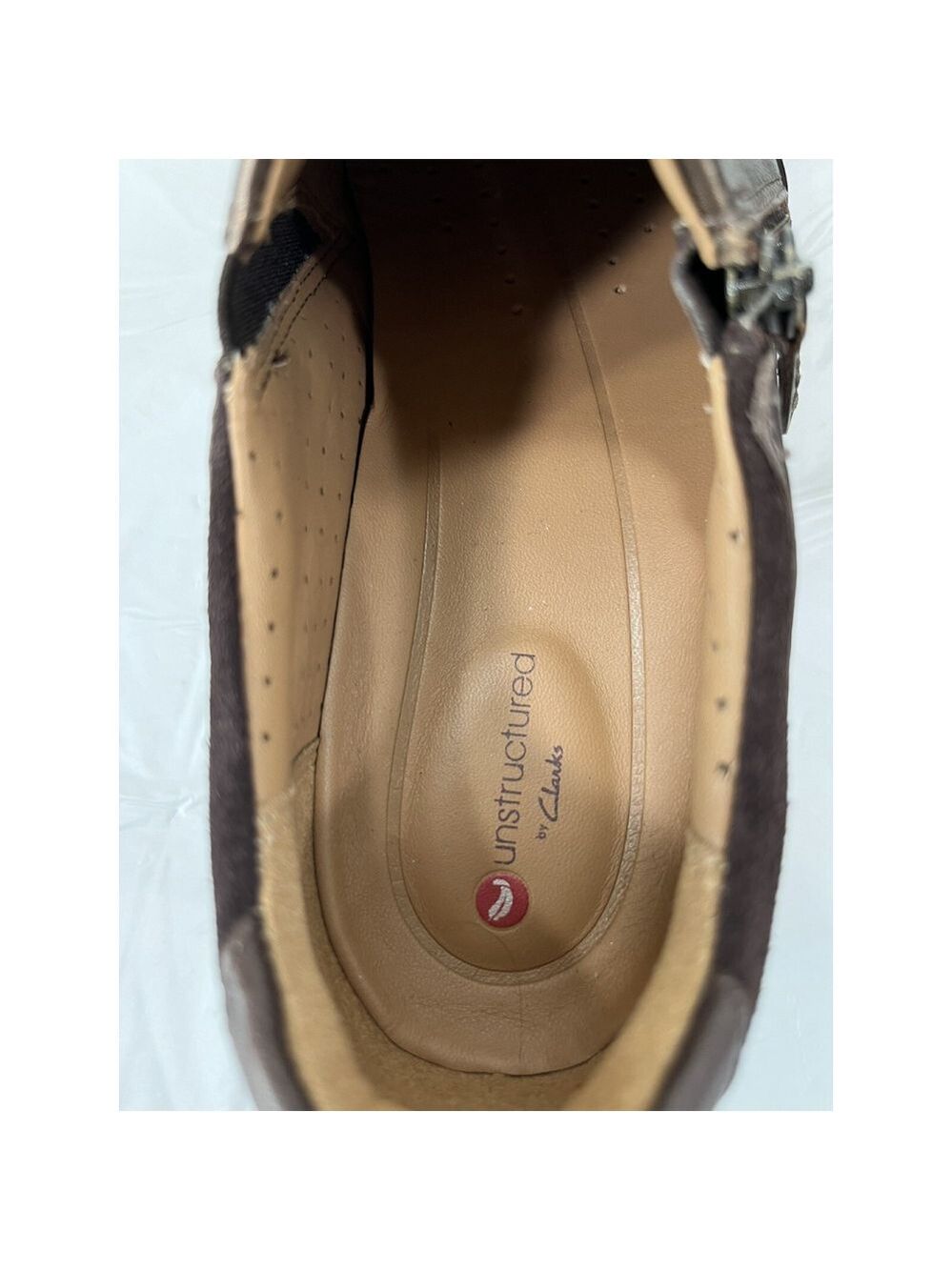 Clark’s Un Adorn Unstructured Brown Shoes Sz 7 N Brown Copper - Picture 13 of 16